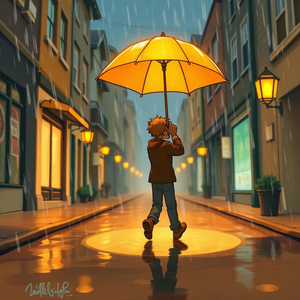 Golden Umbrella
